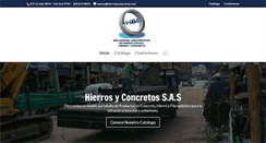 Desktop Screenshot of hierrosyconcretos.com